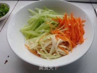 Lettuce Mixed with Bean Curd recipe