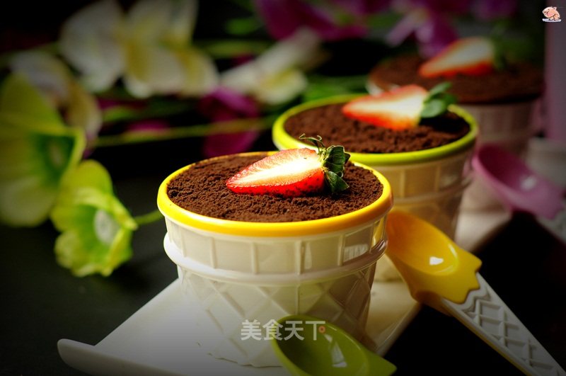 # Fourth Baking Contest and is Love to Eat Festival#cheese Flower Pot Cake recipe