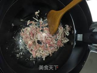 Stir-fried Shredded Pork with Head Vegetables recipe