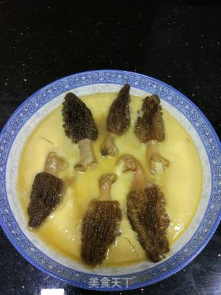 Steamed Fresh Morel Mushroom Custard recipe