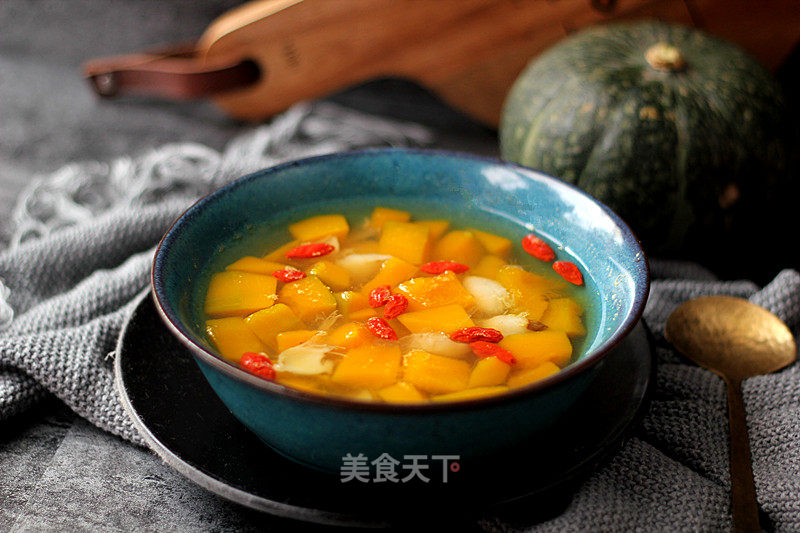 Moisturizing Ningxin Drops [pumpkin Lily Sweet Soup] recipe