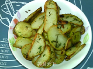 Fried Baby Potatoes with Rosemary recipe