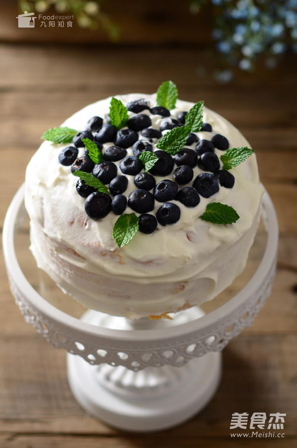 Blueberry Cream Rice Cooker Cake recipe
