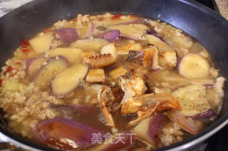 Salted Fish and Eggplant Claypot recipe