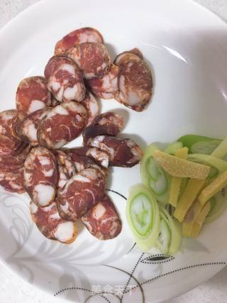 Stir-fried Cabbage with Sausage recipe