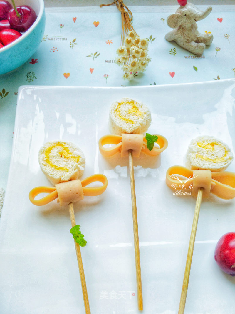 Lollipop Toast Roll recipe