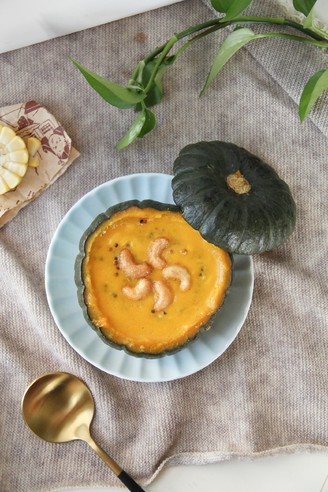 Pumpkin Corn Quinoa Milk Soup