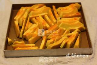 #aca烤明星大赛#golden Roasted Pumpkin recipe