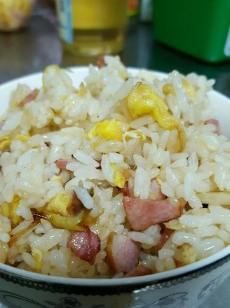 Fried Rice with Bacon and Egg recipe