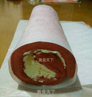 #四session Baking Contest and It's Love to Eat Festival#red Velvet Cake Roll recipe