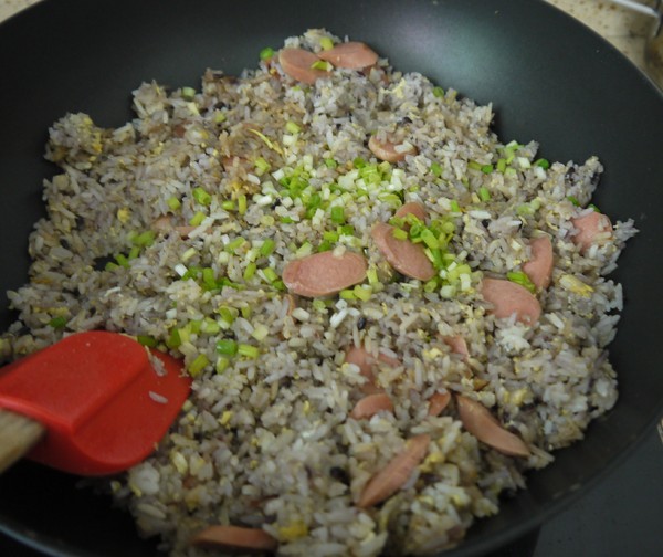 Intestines and Egg Fried Rice recipe