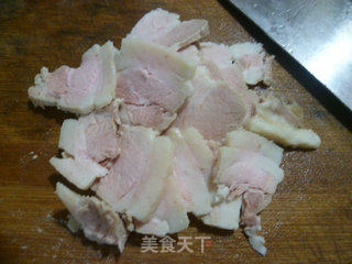 Sautéed Pork Slices with Lettuce recipe