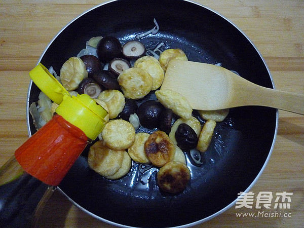 Grilled Japanese Tofu with Shiitake Mushrooms recipe