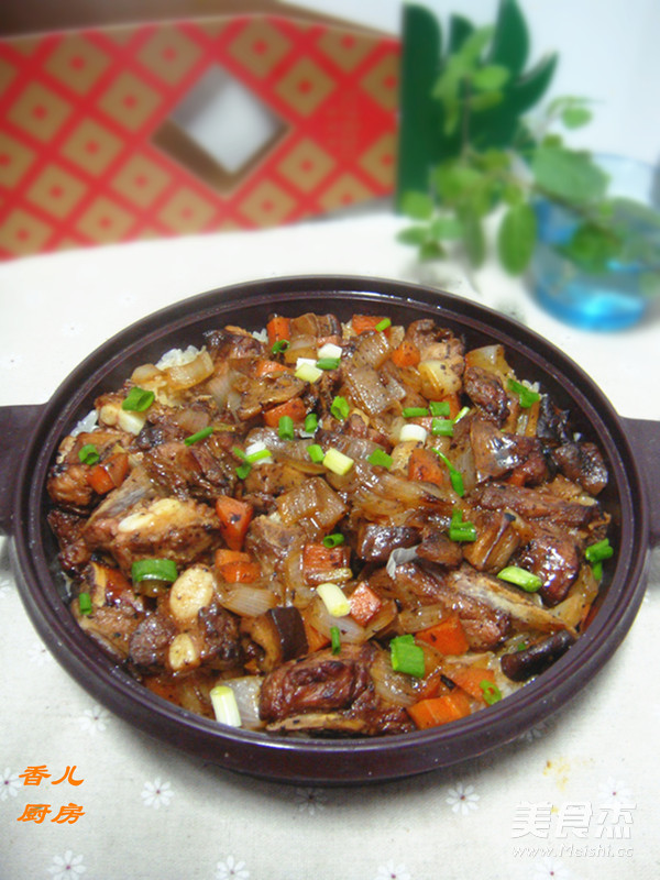 Braised Rice with Ribs and Glutinous Rice recipe
