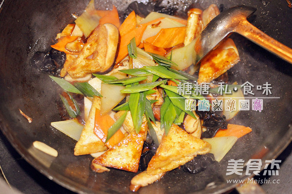 Five-color Mixed Homemade Tofu recipe