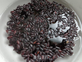 Purple Rice and Red Bean Barley Paste recipe