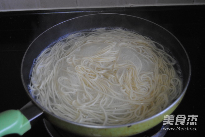 Peanut Butter Scallion Noodles recipe