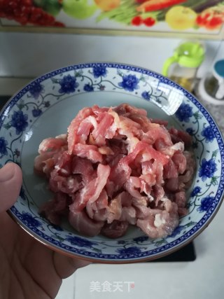 Shredded Pork with Green Pepper (homemade Version) recipe