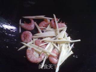 Shrimp Udon in Abalone Sauce recipe