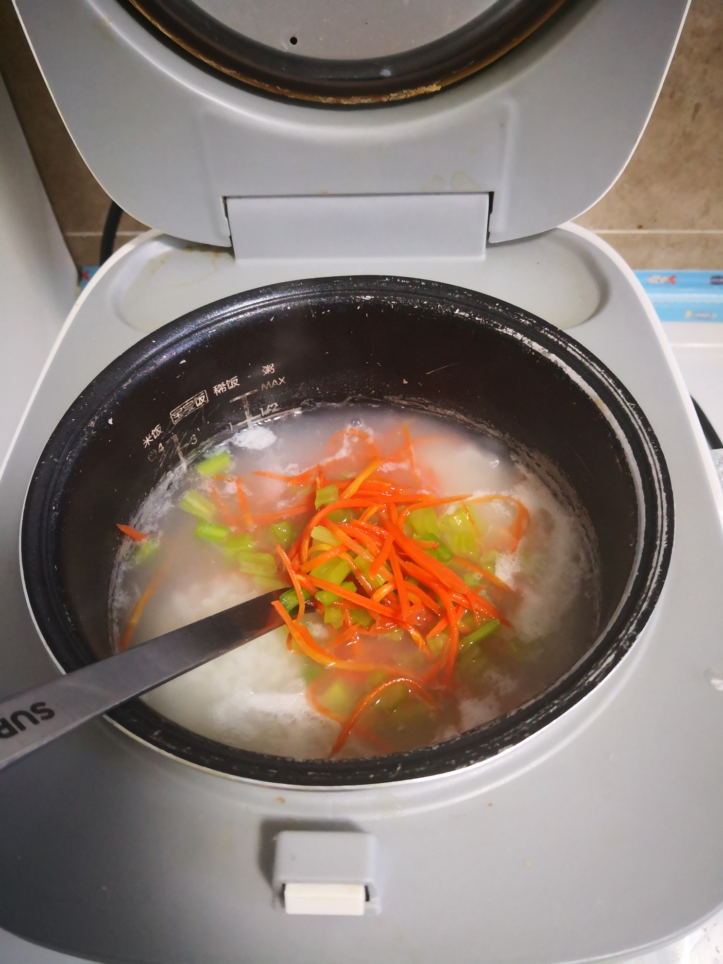 Celery Rice Porridge recipe