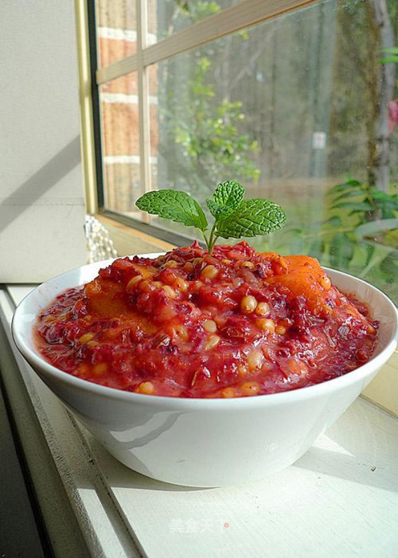 Red Yeast Rice and Sweet Potato Porridge-a Healthy Porridge that is More Suitable for Women recipe