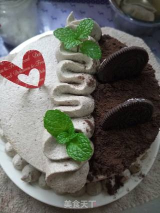 #柏翠大赛# Six-inch Oreo Cream Cake recipe