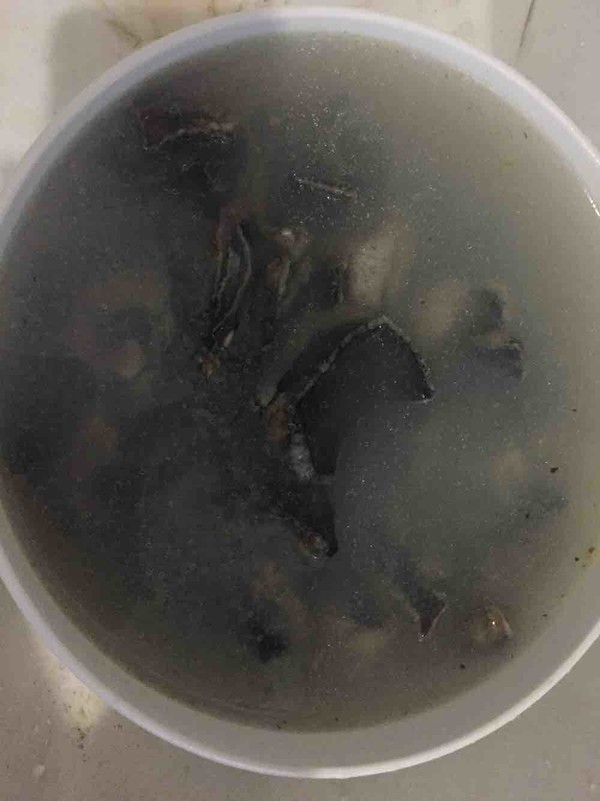 Mushroom Black Chicken Soup recipe