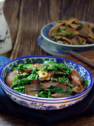 Stir-fried Bacon with Garlic recipe