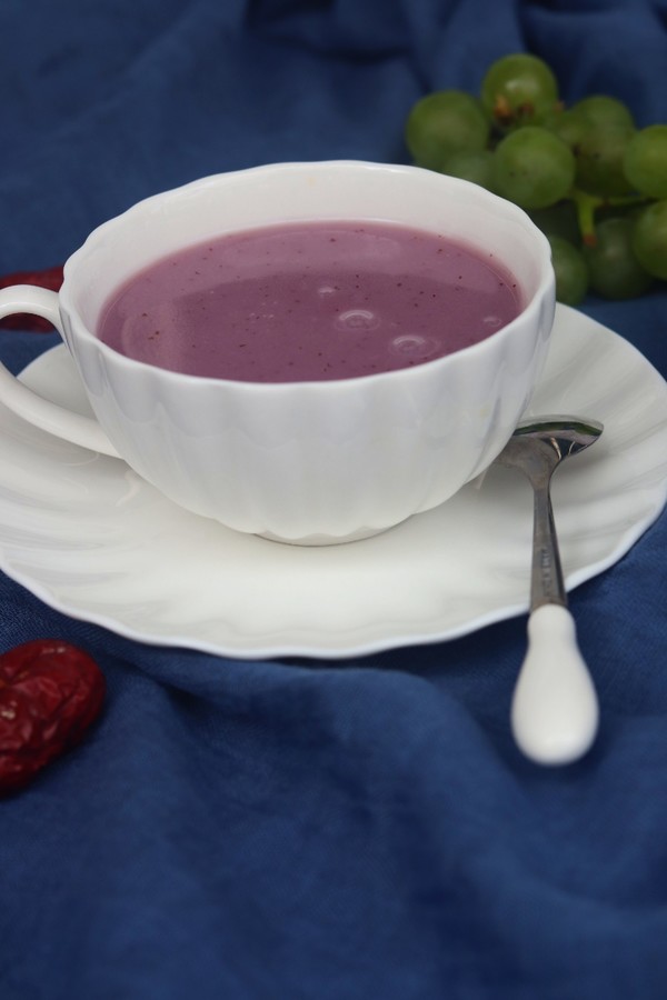 Purple Sweet Potato Germ Rice Paste recipe