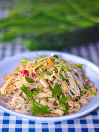 Tofu with Golden Needle recipe