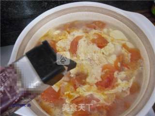 Tomato Egg Ham Soup recipe