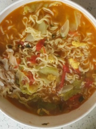 Instant Noodles with Tomato and Egg recipe