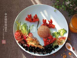 Cute Little Crab Fun Meal recipe