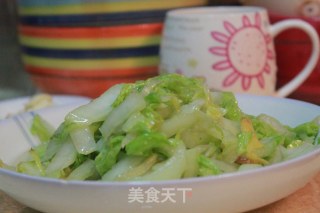 Stir-fried Shandong Chinese Cabbage with Ginger recipe