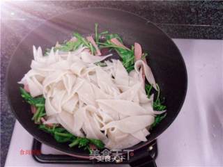 Fried Noodles with Choy Sum and Egg recipe