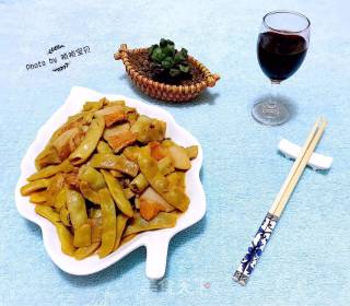 #秋滋阴润肺#fresh Meat Stewed Kidney Beans recipe