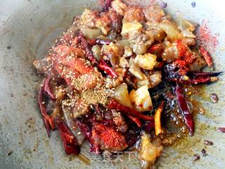 Dried Peppers and Tendons recipe
