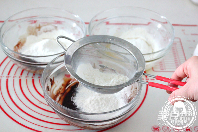 Tricolor Chiffon recipe