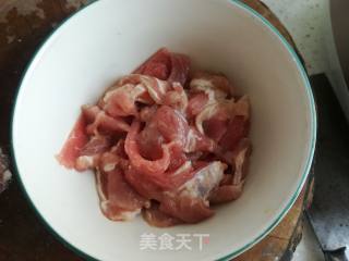 Fried Pork with Tea Bamboo Shoots recipe