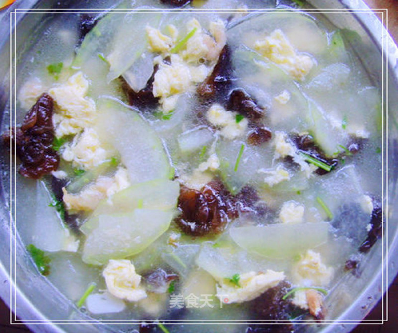 Winter Melon Sea Rice Soup. recipe
