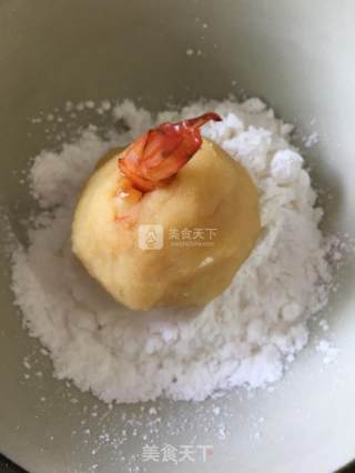 #aca烤明星大赛#roasted Potatoes and Shrimp Balls recipe