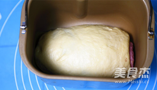 【pure Natural Three-color Toast】bread Machine Version recipe