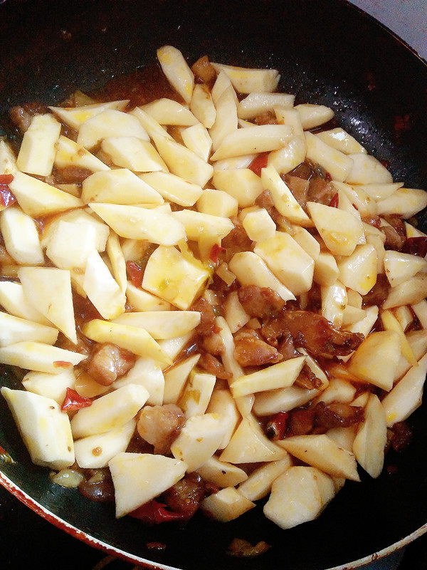 Lunch, Home-cooked Flavor, Diced Pork with Yam recipe