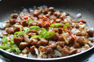 Black Pepper Diced Beef recipe