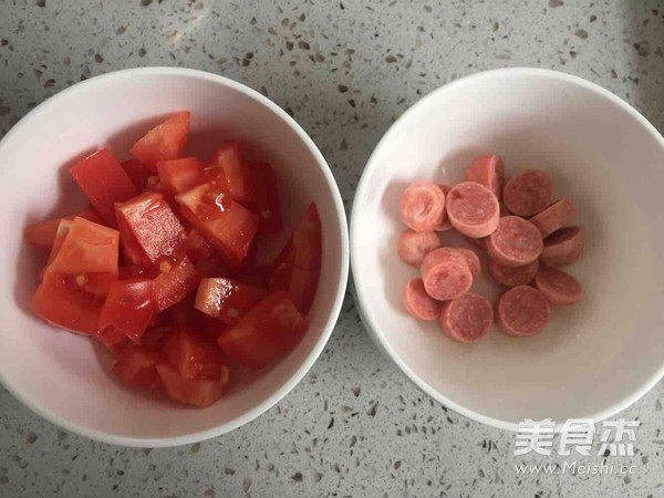 Tomatoes Boiled Instant Noodles recipe