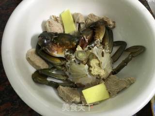 Stewed Tianqi with Crab recipe