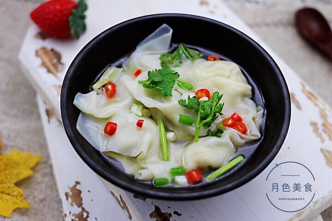 Leek Sea Rice Wonton recipe