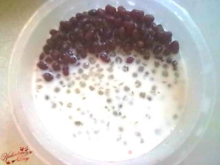 Honey Bean Yogurt Sago recipe