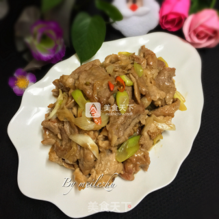 Scallion Pork Slices recipe