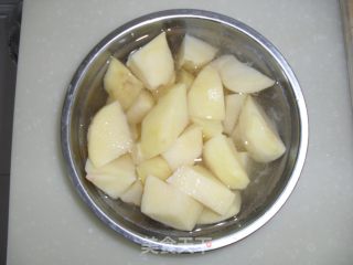 Stewed Potato Pieces and Eggplant Pieces recipe